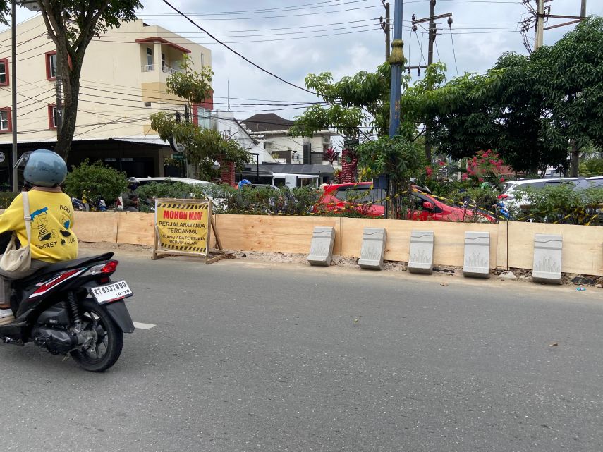 Progres Median Jalan Pahlawan Mandek, TWAP Samarinda Minta Dinas PUPR Kebut Pengerjaan