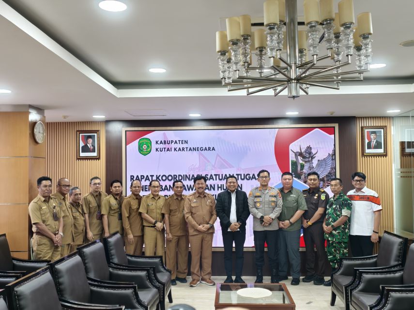 Kukar Perkuat Sinergi Penertiban Kawasan Hutan, DPMD Dukung Langkah Satgas PKH