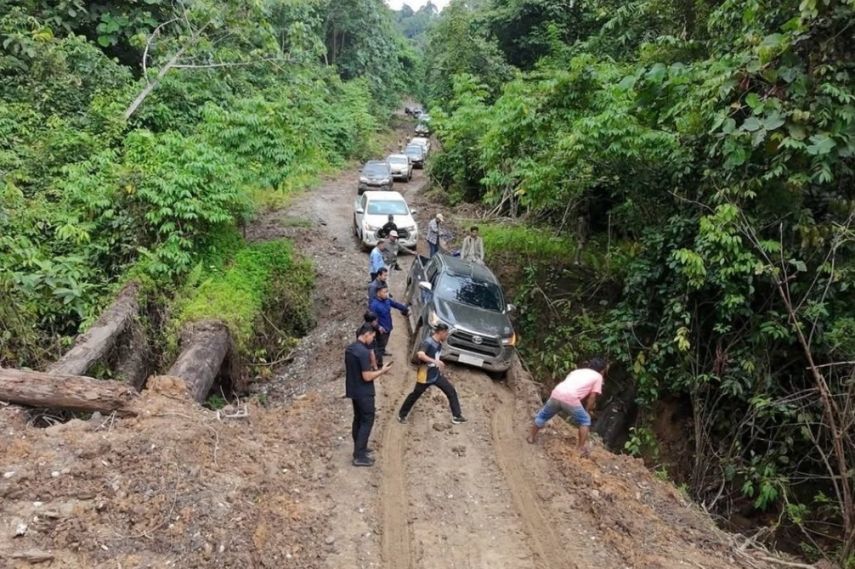 Jalur Sotek–Bongan di Kaltim Kini Bisa Dilalui Lagi Setelah Bertahun-Tahun Terputus