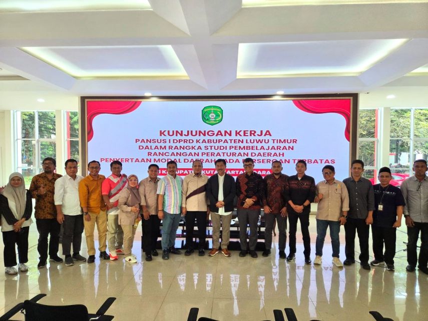 Pemkab Kukar Terima Kunjungan Pansus DPRD Luwu Timur, Dalami Pengelolaan Penyertaan Modal