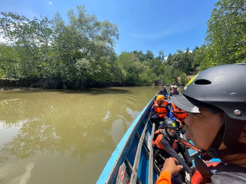 Pemancing Diterkam Buaya di Sungai Kariangau, Tim SAR Balikpapan Masih Lakukan Pencarian