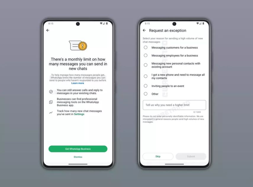 WhatsApp Uji Coba Fitur Batas Chat Bulanan, Begini Mekanismenya