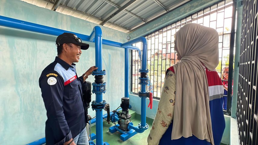 Water Supply System Jawab Kebutuhan Air Bersih Warga 4 RT Desa Saliki 
