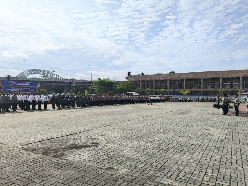 Polresta Samarinda Gelar Operasi Zebra Mahakam 2025, Delapan Pelanggaran Kasat Mata Jadi Sasaran Utama