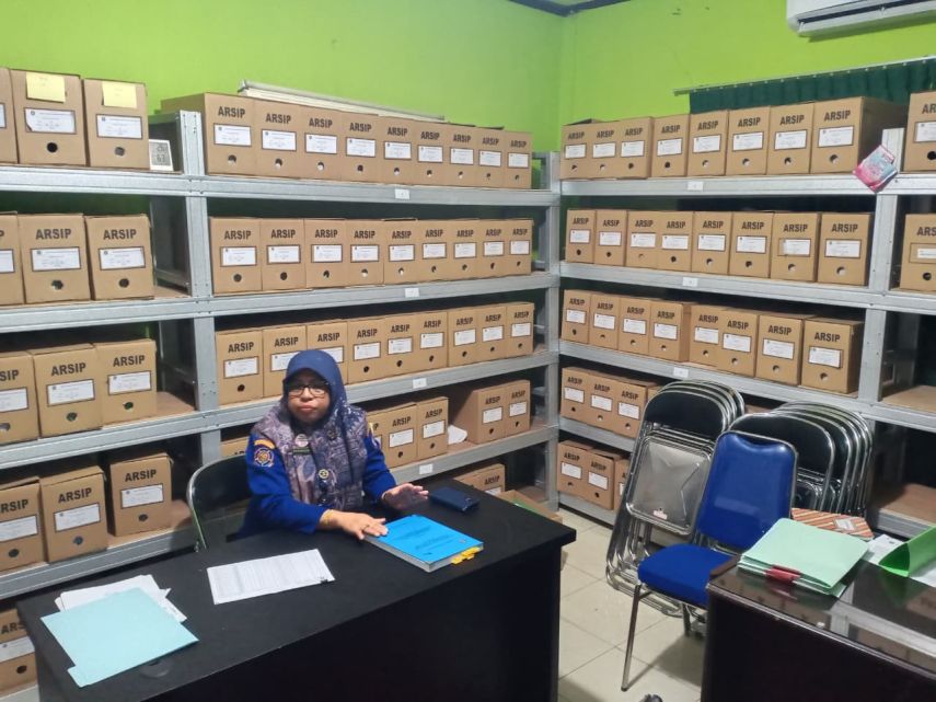 Disdamkartan Bontang Lakukan Penataan Arsip untuk Perkuat Tertib Administrasi