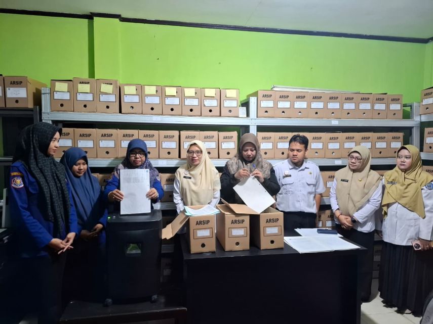 Disdamkartan Bontang Musnahkan 193 Berkas Arsip yang Sudah Kedaluwarsa