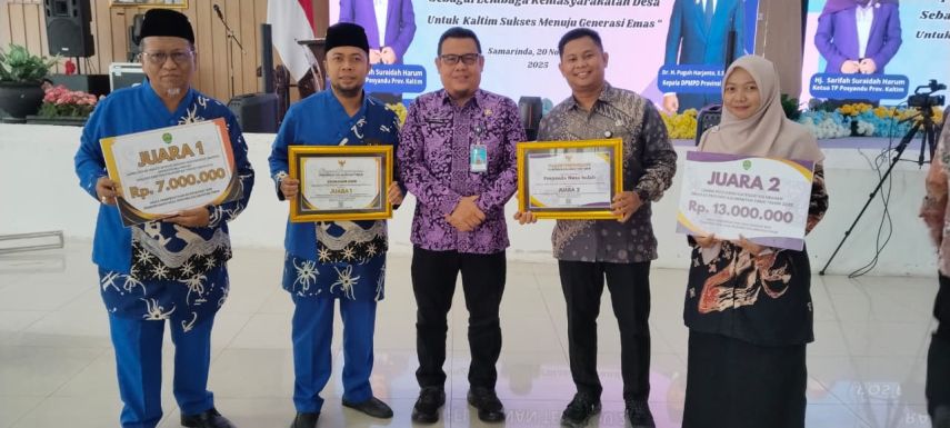 Desa dan Kelurahan di Kukar Borong Penghargaan Lima Kategori Lomba Tingkat Kaltim