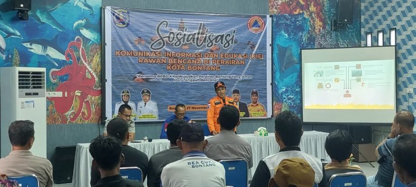 80 Peserta Ikuti Sosialisasi Keselamatan Laut di Hari Kedua KIE BPBD Bontang