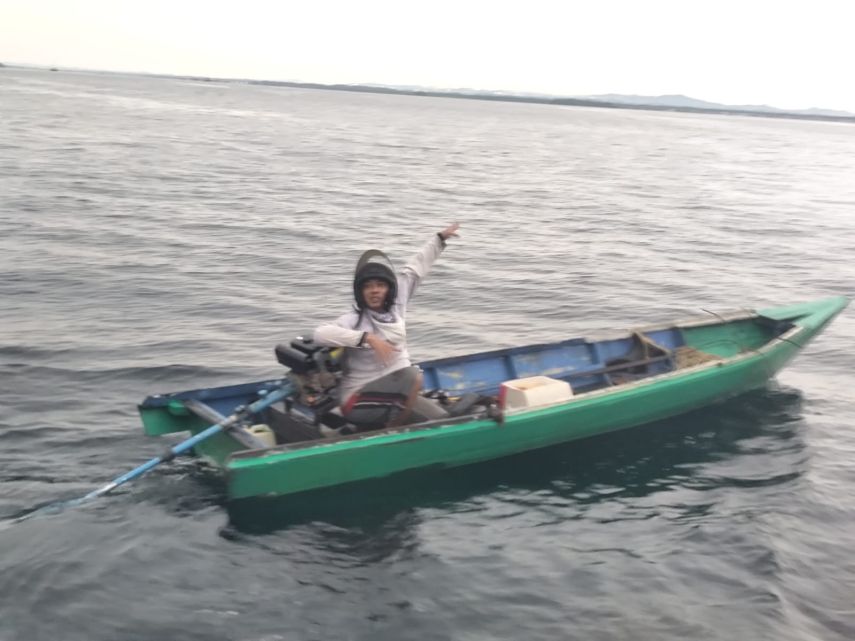 BPBD Bontang Selamatkan Pemancing Terombang-ambing di Laut Bontang Kuala