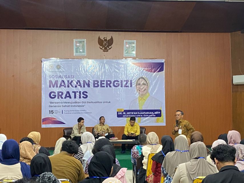 Sosialisasi Makan Bergizi Gratis, Hetifah Tekankan Transparansi Anggaran dan Kualitas Layanan