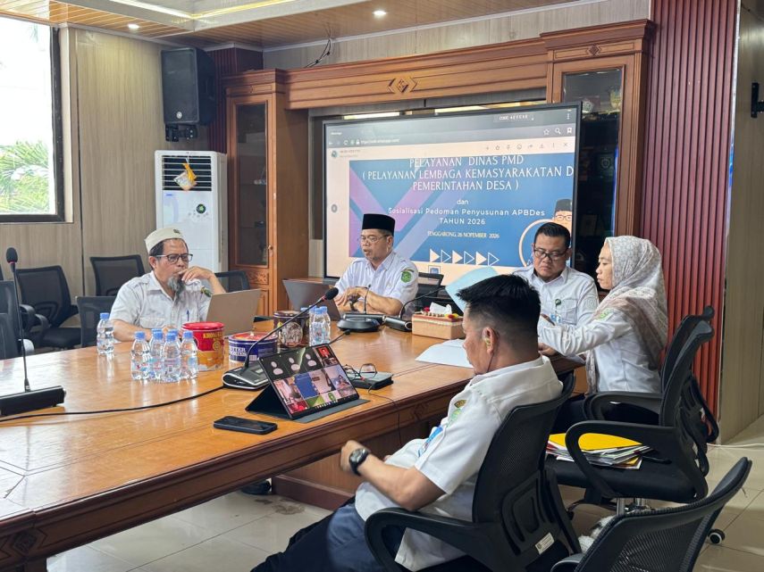 DPMD Kukar Sosialisasi, Pemerintah Desa Diminta Sinkronkan APBDes dengan Arah Kebijakan Nasional dan Kabupaten