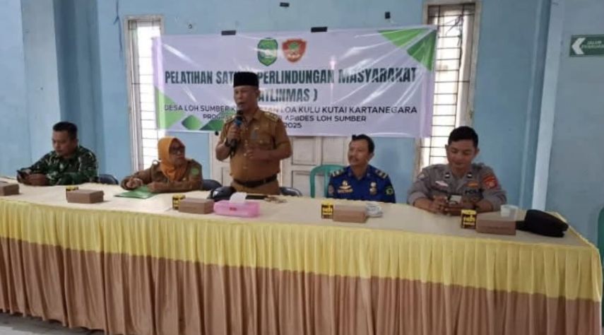 Desa Loh Sumber Perkuat Kesiapsiagaan, Pelatihan Satlinmas Digelar dan Segera Buka Rekrutmen Anggota Baru