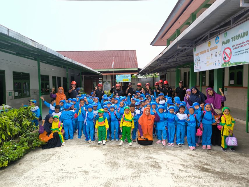 Anak-Anak PAUD Al-Hikmah Dapat Pembelajaran Mitigasi Bencana dari BPBD