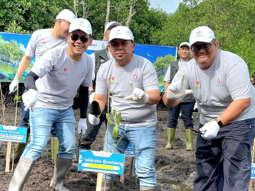 Pemkot dan Badak LNG Tanam 4.000 Mangrove di Berbas Pantai, Wujud Nyata Sinergi Jaga Alam
