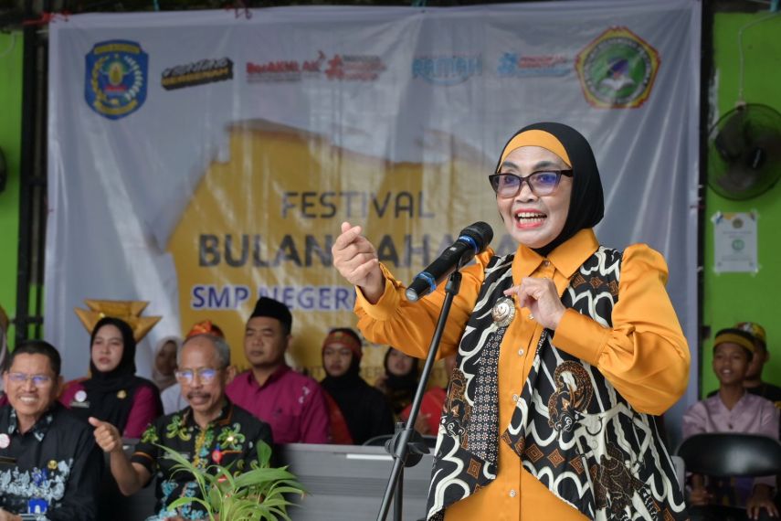 Wali Kota Neni Hadiri Puncak Bulan Bahasa, Ajak Pelajar Bangga Berbahasa Indonesia