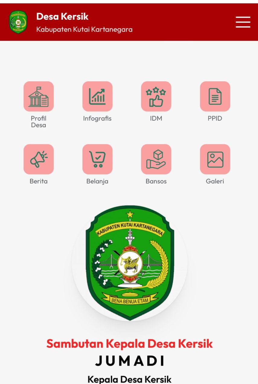 Digitalisasi Pelayanan Publik Jadi Fokus Desa Kersik pada 2025, Website Desa Segera Tampilkan Data Lengkap