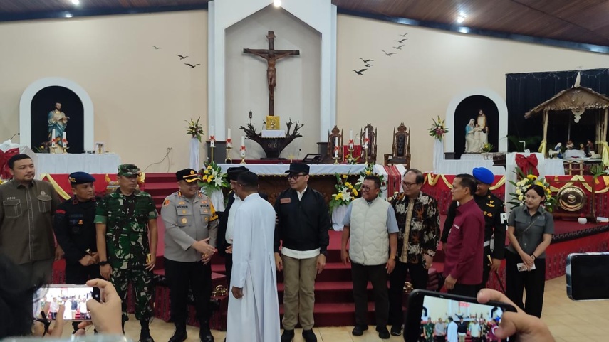 Banser hingga Kokam Kompak Amankan Misa Natal, Pemkot Samarinda: Perayaan Tahun ini Penuh Kedamaian dan Kehangatan