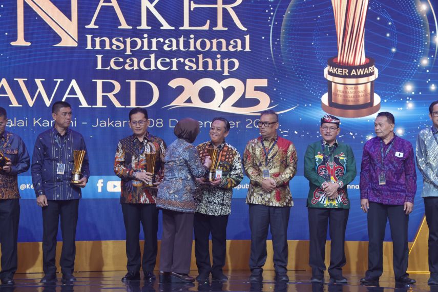 Membanggakan! Kaltim Sukses Raih Tiga Penghargaan pada Naker Inspirational Leadership Award 2025