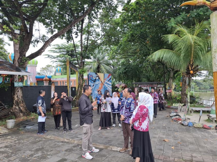 Pemkot Samarinda Evaluasi Pengelolaan Mahakam Lampion Garden, Temukan Banyak Ketidaksesuaian PKS