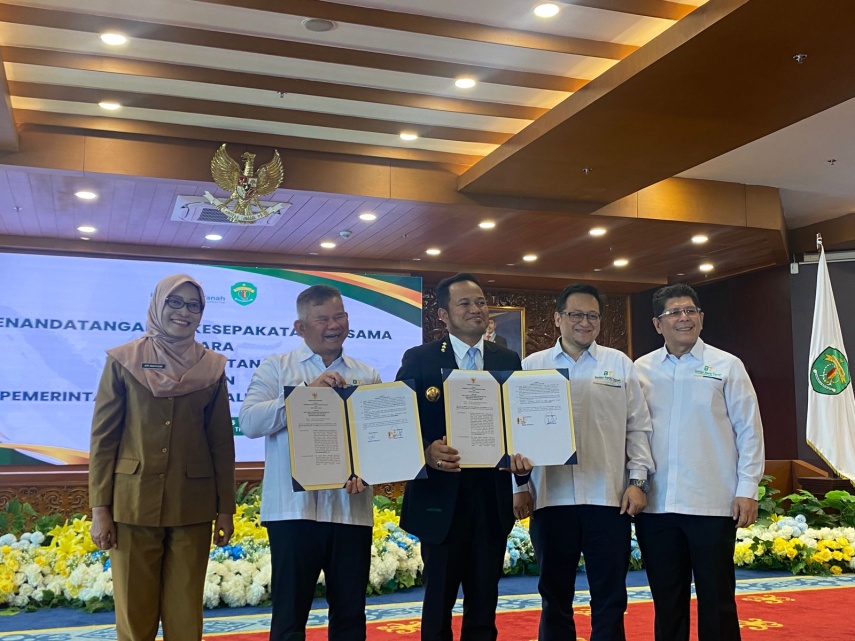 Kerja Sama Pemprov Kaltim–Bank Tanah, Rudy Mas’ud Dorong Kepastian Hukum Pertanahan