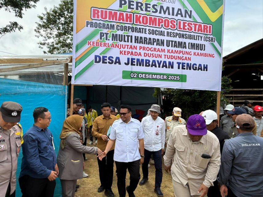 Rumah Kompos Lestari Diresmikan, Bupati Kukar Dorong Desa Bangun Ekonomi dari Limbah Organik
