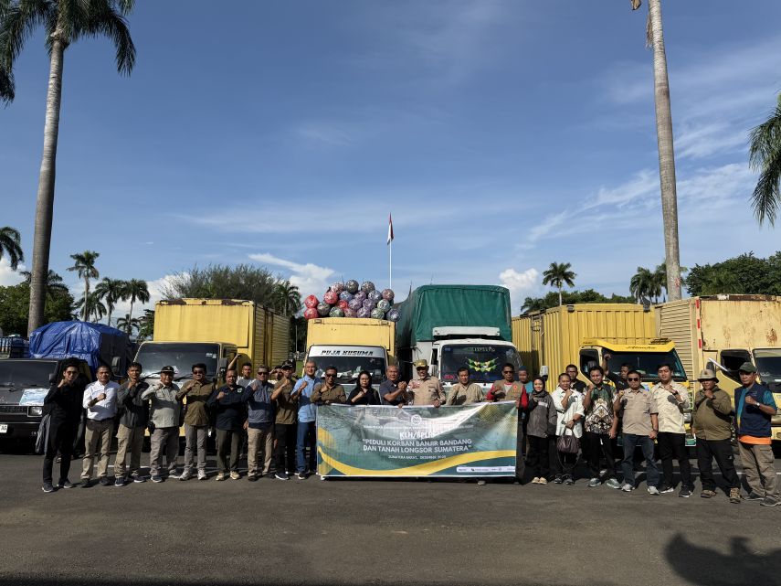 PT Berau Coal dan KLH Salurkan 23 Ton Bantuan untuk Korban Bencana di Aceh, Sumut, dan Sumbar