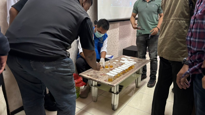 BNNP Kaltim Gelar Tes Urine Mendadak terhadap Jurnalis, Seluruh Peserta Negatif