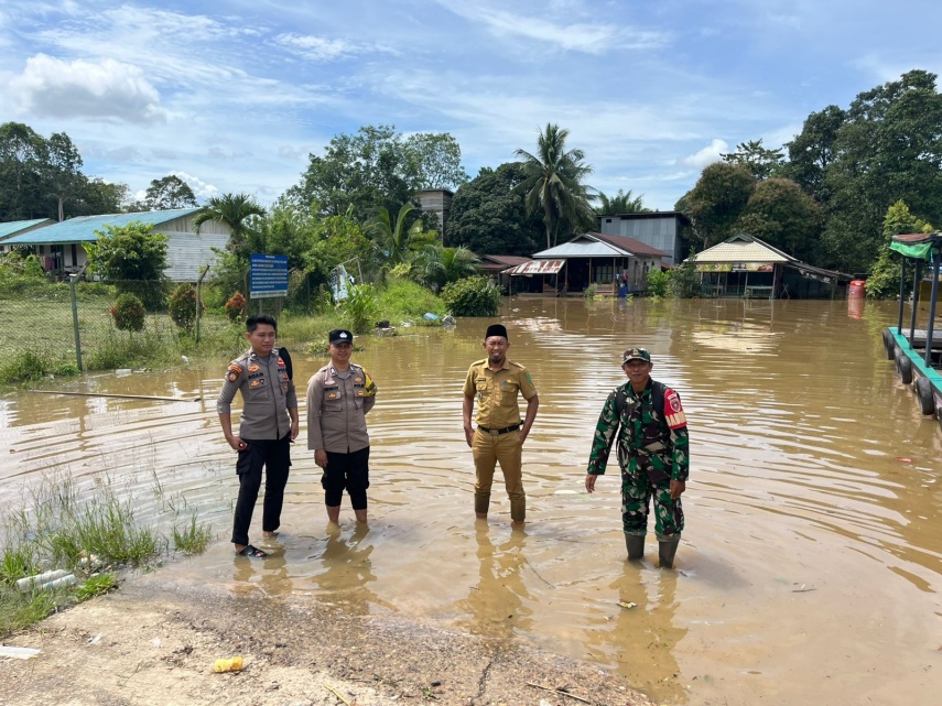 Banjir di Tabang Perlahan Turun di Kecamatan Kembang Janggut, 6 Desa di Bantaran Sungai Mulai Terdampak