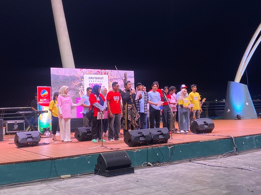 Lewat Seni, Generasi Muda Gaungkan Seruan Perlindungan Lanskap Mahakam