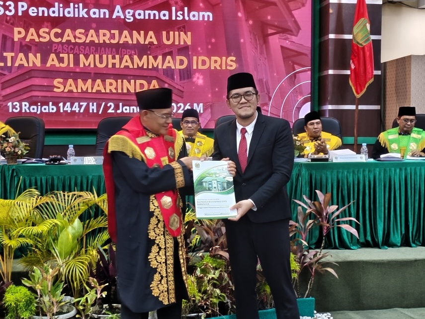 Jadi Doktor ke-12 UINSI Samarinda, Ridho Muttaqin Tawarkan Solusi Pembelajaran Agama di SMA