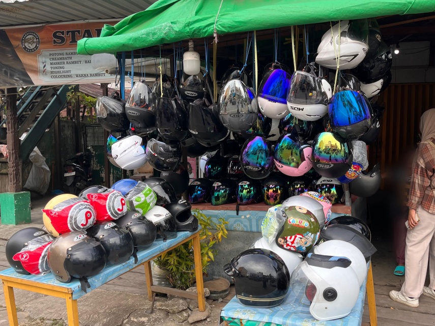 Di Balik Maraknya Pencurian Helm, Rantai Penadahan Tumbuh Subur di Jantung Kota Samarinda