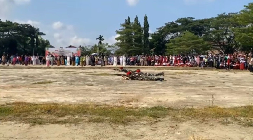 Peringatan Merah Putih Sangasanga Angkat Pesan Regenerasi Semangat Perjuangan