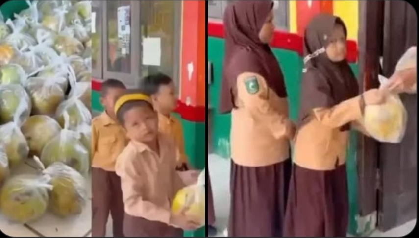 Viral Video Kelapa Muda sebagai Menu MBG, Polres Bontang Lakukan Klarifikasi