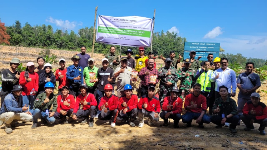 Dukung Ketahanan Pangan, PT Wana Hijau Pesaguan Luncurkan Program CSR Multi Usaha Kehutanan