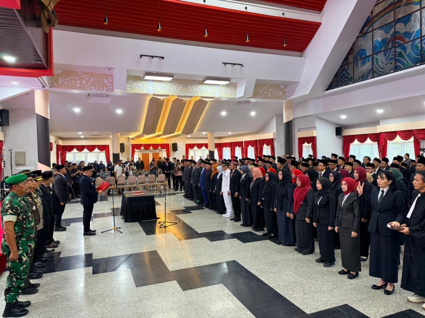 Peremajaan Birokrasi Kukar, 124 Pejabat Dilantik untuk Perkuat Visi Kukar Idaman Terbaik
