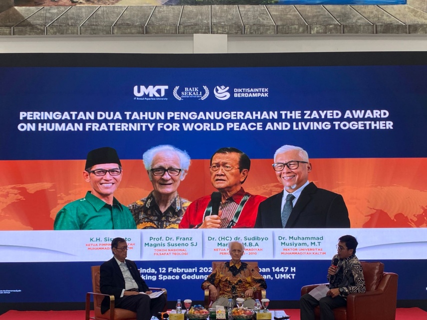 Refleksi Dua Tahun Zayed Award, UMKT: Muhammadiyah Konsisten Rawat Persaudaraan Dunia