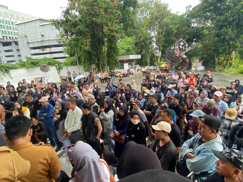 Langkah Andi Harun Belum Sepenuhnya Redam Gejolak, Ratusan Pemilik SKTUB Pasar Pagi Tegaskan Perjuangan Masih Berlanjut