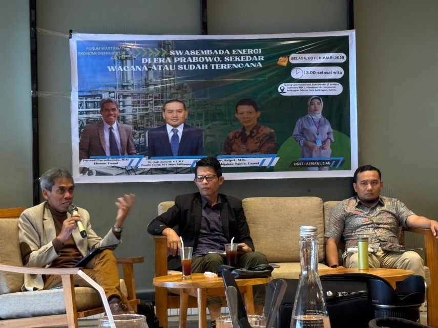 Diskusi Swasembada Energi, Tiga Pakar Harap RDPM Balikpapan Mampu Berikan Efek Berganda untuk Masyarakat