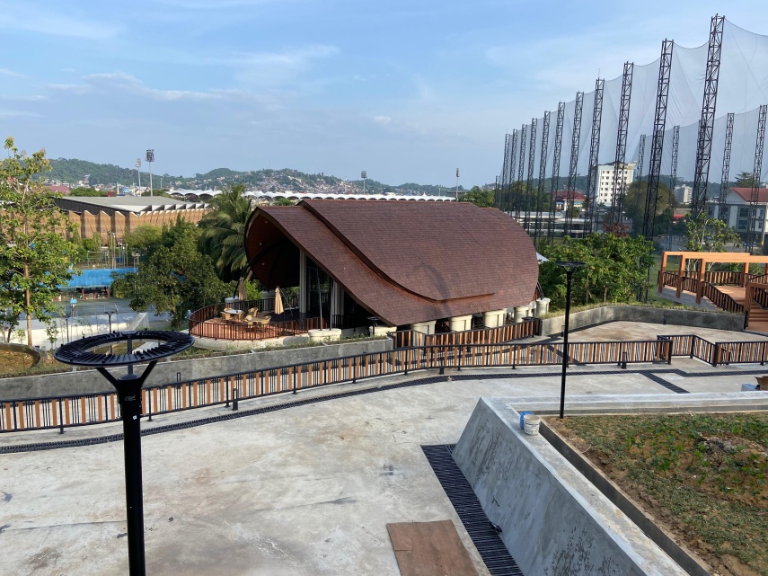 Belum Bisa Dinikmati, Kabel Lampu Taman Balai Kota Samarinda Hilang Digasak Maling