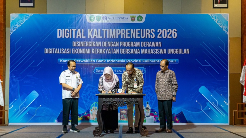 BI Kaltim Gandeng Unmul Luncurkan Digital Kaltimpreneurs 2026 untuk Akselerasi UMKM