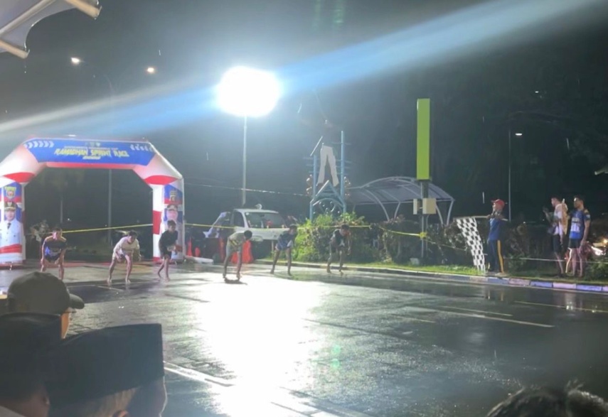 Mitigasi Balap Lari Liar, Polresta Samarinda Fasilitasi Ramadan Sprint Race