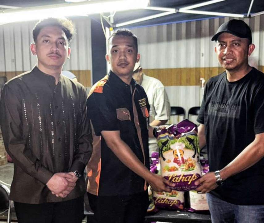 Kebakaran Hanguskan Belasan Bangunan di Berebas Tengah, Sapma PP Bontang Salurkan Bantuan