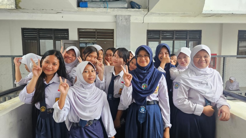 Usai Libur Lebaran, Siswa SMPN 2 Bontang Sambut Aktivitas Belajar dengan Antusias