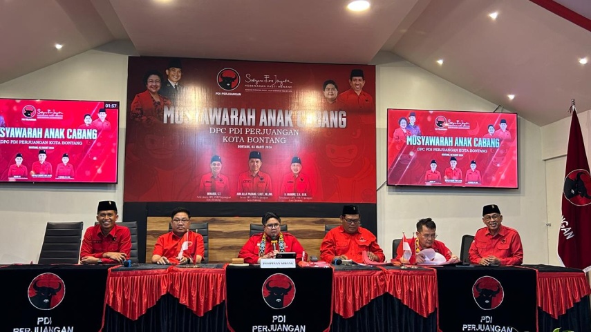 Musancab PDIP Bontang; Kerja Kerakyatan Digeber, Bidik 5 Kursi di Parlemen