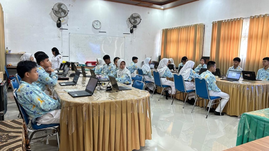 Jelang TKA April 2026, SMPN 5 Bontang Simulasikan Ujian untuk 209 Siswa