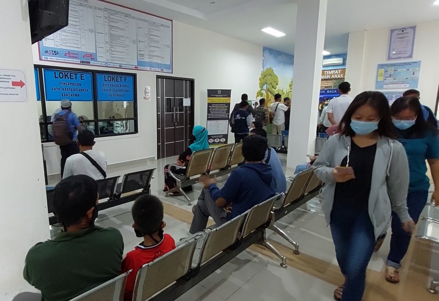 Layanan Disdukcapil Berau Membeludak Pasca Lebaran, Perekaman e-KTP Paling Mendominasi