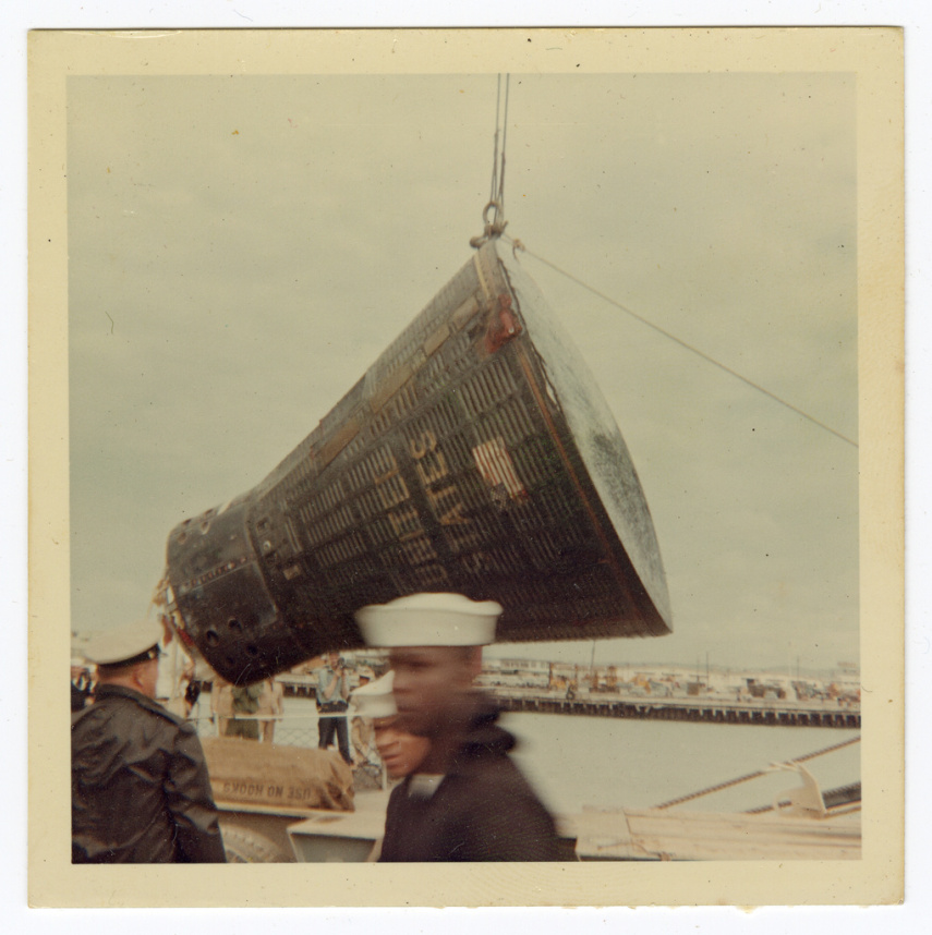 Newly discovered photos show astronaut Neil Armstrong after the Gemini 8 emergency