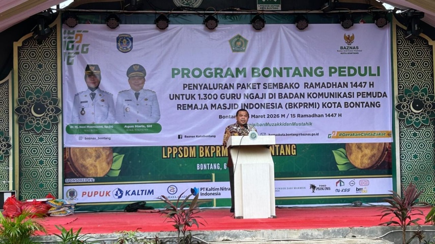 Ribuan Guru Ngaji Terima Sembako, Pemkot Bontang-Baznas Perkuat Program Sosial