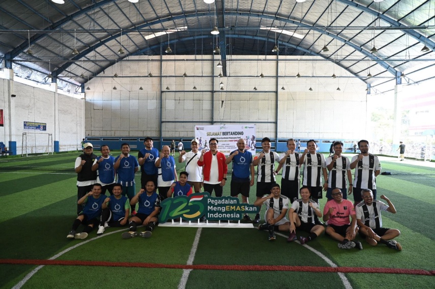 Peringati HUT ke-125, Pegadaian Kanwil IV Balikpapan Adakan Pekan Olahraga