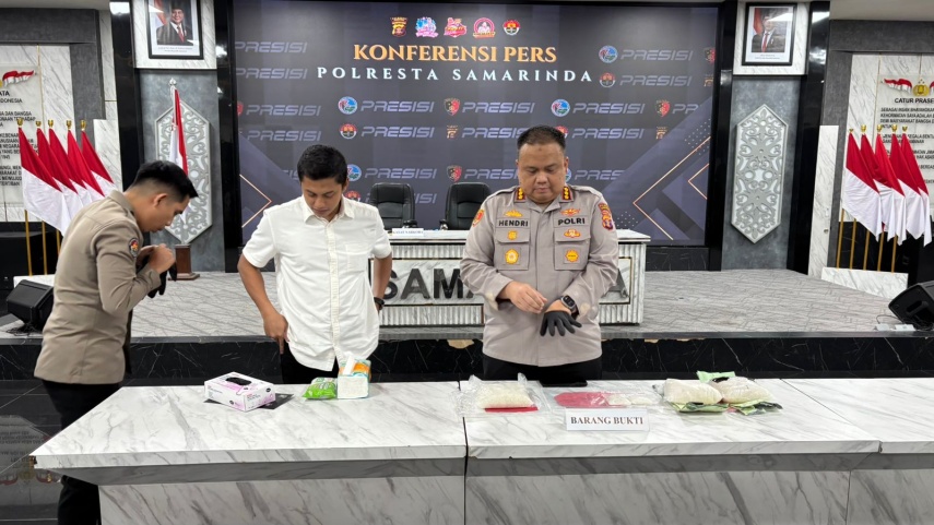 Polresta Samarinda Bongkar Peredaran 2 Kg Sabu, Modus Penyamaran Polisi Berhasil